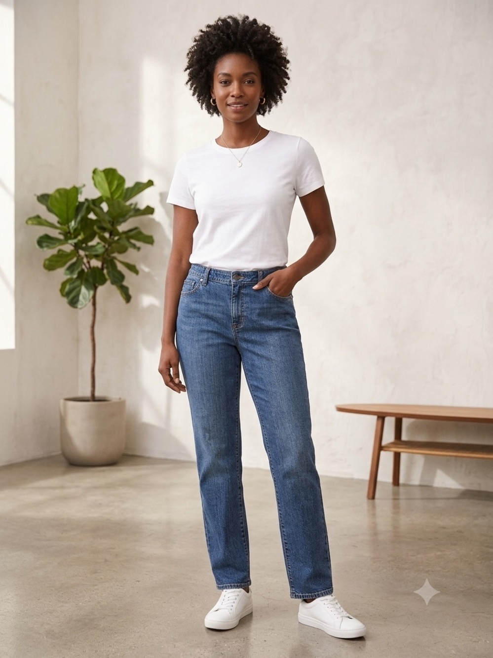 Talbots Boyfriend Jeans Women’s Medium Wash Relaxed Straight Leg Denim 12P